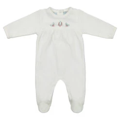 Velour Holiday Tree Romper