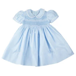 Girls Lacy Smocked Dress -Baby Clothes Sales 17441 04197.1640886519