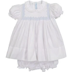 Vintage Smocked Bodice Dress -Baby Clothes Sales 17470w 56006.1643052283