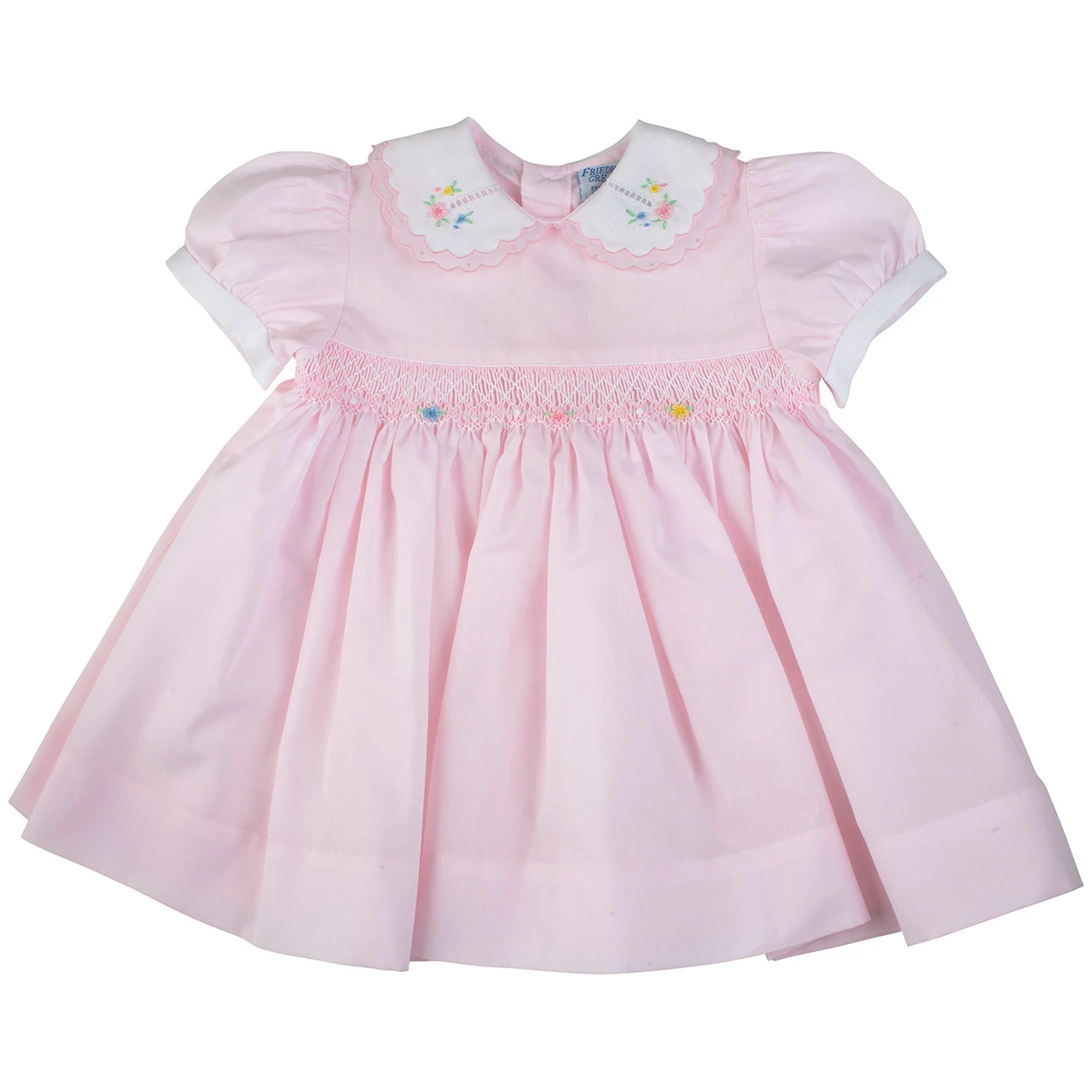 Scalloped Smocked Flower Dress 1 Scalloped Smocked Flower Dress