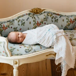 Ribbon Pointelle Knit Blanket -Baby Clothes Sales 200 LS2 16363.1637005402