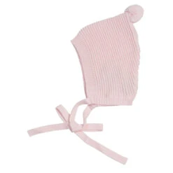 Pom Pom Ribbed Knit Bonnet -Baby Clothes Sales 208P 85662.1642524292