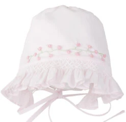 Girls Rose Garden Collection Smocked Bonnet 9 Girls Rose Garden Collection Smocked Bonnet -Baby Clothes Sales 2150PK D 12343.1646770855