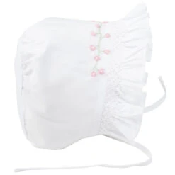 Girls Rose Garden Collection Smocked Bonnet 10 Girls Rose Garden Collection Smocked Bonnet -Baby Clothes Sales 2150WHPK D 2 34435.1646770855