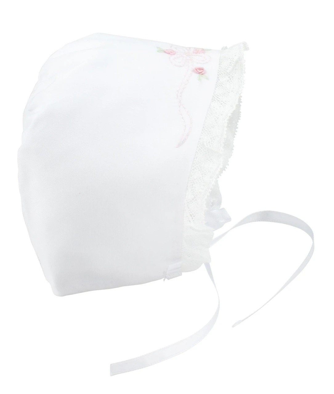 Vintage Bow & Lace Bonnet 1 Vintage Bow & Lace Bonnet