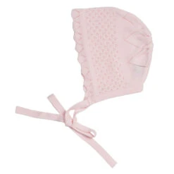 Girls Pointelle Knit Bonnet -Baby Clothes Sales 308P 14633.1642524201