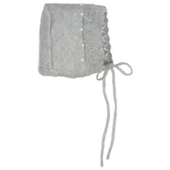 Dot Diamond Knit Bonnet -Baby Clothes Sales 314 h grey standard jpg 17079.1622147194