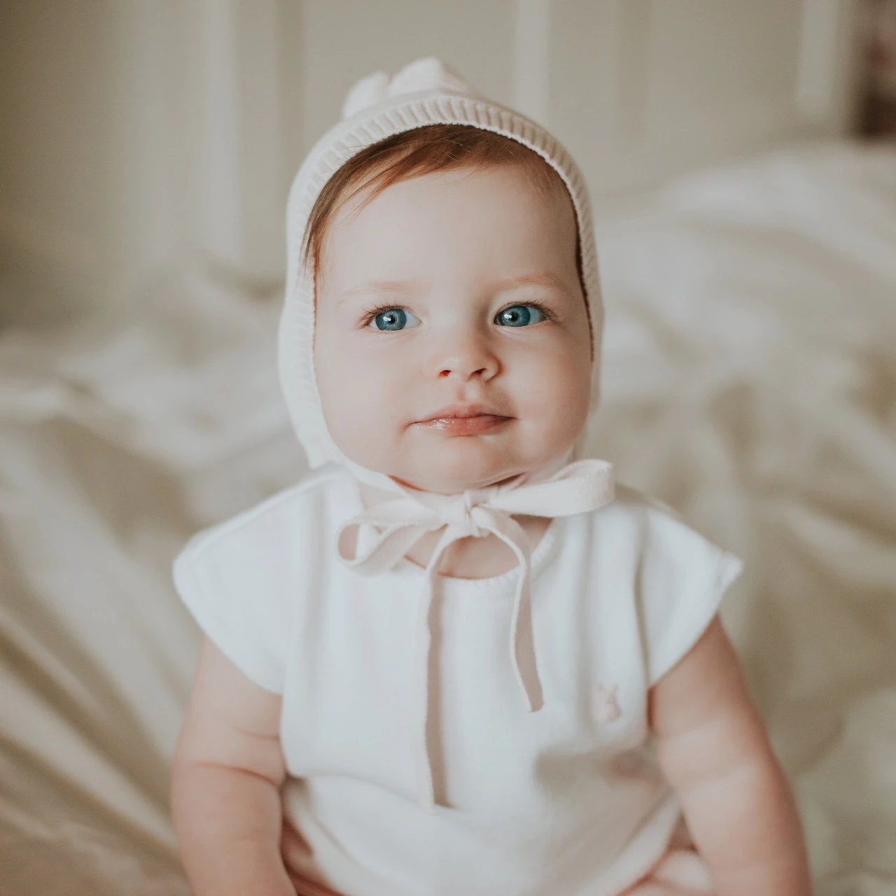 Girls Knit Bunny Shortall 2 Girls Knit Bunny Shortall - Image 2