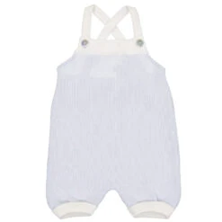 Contrast Trim Overalls -Baby Clothes Sales 36153 blue white Standard JPGs 31179.1639150949