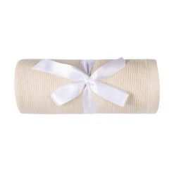 Ribbed Knit Blanket -Baby Clothes Sales 405 ECRU 2 33634.1664466750