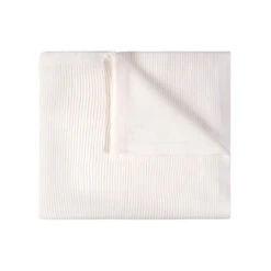 Ribbed Knit Blanket -Baby Clothes Sales 405 IVORY 26316.1664466745