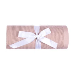 Ribbed Knit Blanket -Baby Clothes Sales 405 MAUVE 2 12148.1664466755