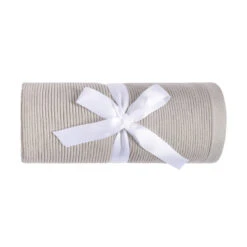 Ribbed Knit Blanket -Baby Clothes Sales 405 SOFT GREY 2 60254.1664466757