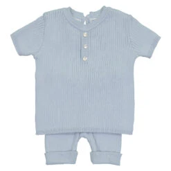 Mock Button Short Ribbed Set 8 Mock Button Short Ribbed Set -Baby Clothes Sales 4809 5 85662.1646250053