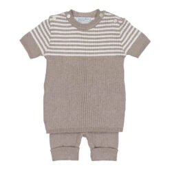 Striped Short Ribbed Set 5 Striped Short Ribbed Set -Baby Clothes Sales 4811 38880.1694195210