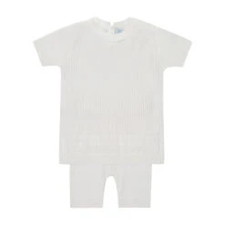 Boys Pointelle Ribbed Set -Baby Clothes Sales 4814 Ivory 89084.1648664823