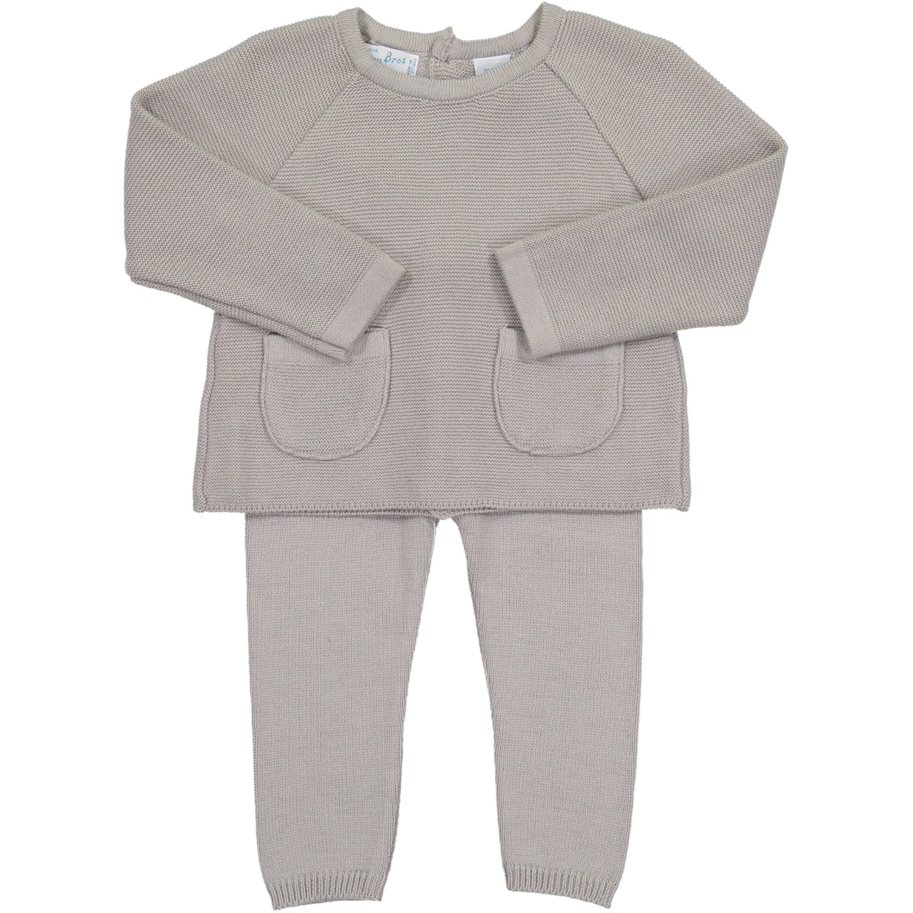 Pocket Knit Set Soft Grey 1 Pocket Knit Set Soft Grey