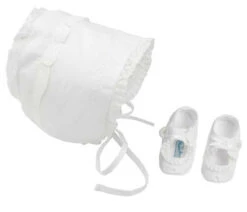 Girls Special Occasion Set Bonnet / Booties