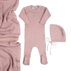Ribbed Knit Gift Set 16 Ribbed Knit Gift Set -Baby Clothes Sales 6033 MAUVE 2 81890.1635784334