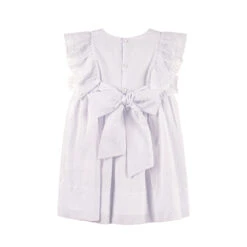 White Voile & Lace Princess Wedding Dress -Baby Clothes Sales 6568 Back 59090.1671639071