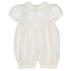 Girls Vintage Smocked Romper