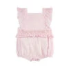 Girls Smocked Ruffle Romper
