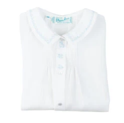 Boys Train Embroidery Folded Daygown 6 Boys Train Embroidery Folded Daygown -Baby Clothes Sales 74175WH D 13690.1694194741