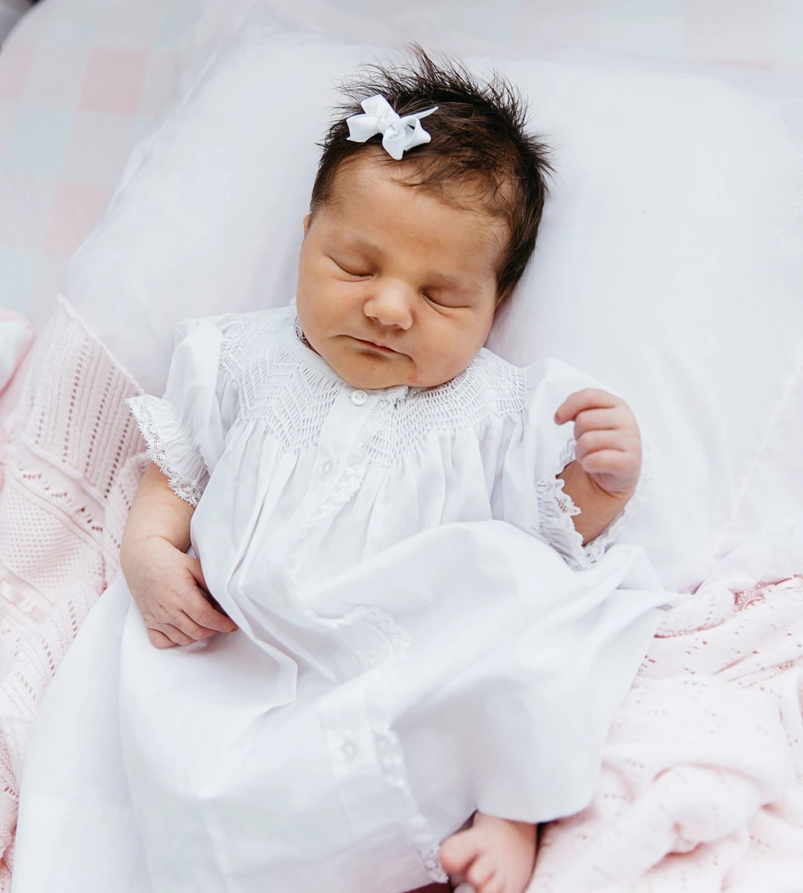 Girls Classic Smocked Daygown 2 Girls Classic Smocked Daygown - Image 2