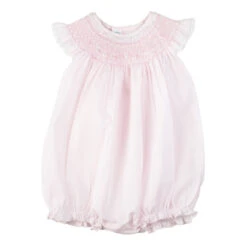 Smocked Yoke Fly Sleeve Bubble