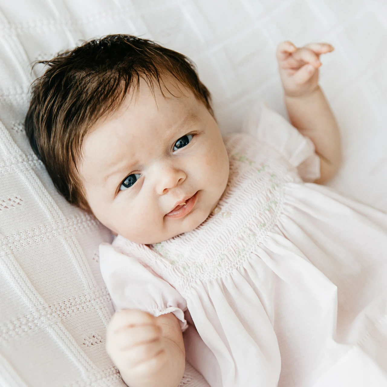 Smocked Rose Dress 2 Smocked Rose Dress - Image 2