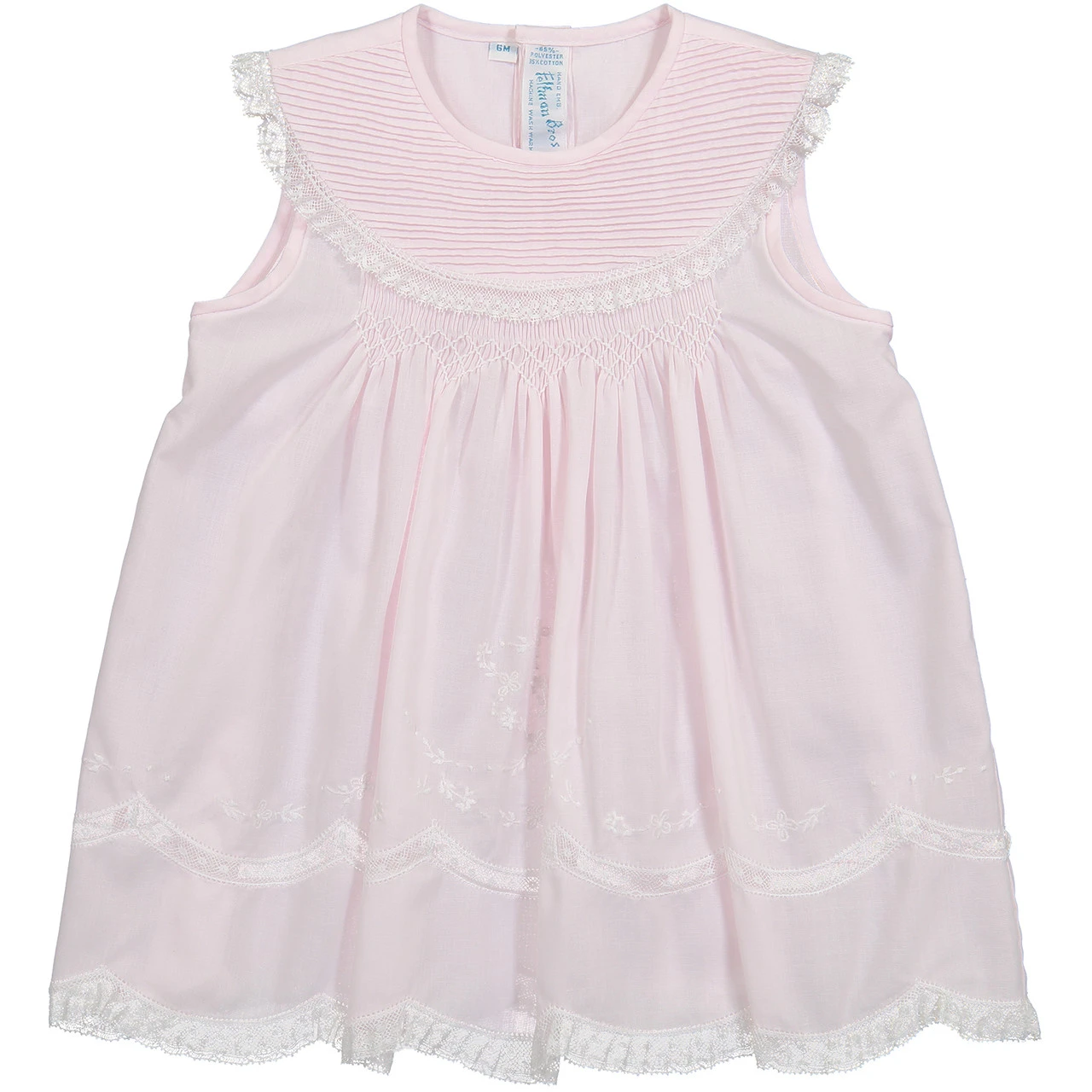 Vintage Sleeveless Pintucked Collar Dress 3 Vintage Sleeveless Pintucked Collar Dress - Image 3