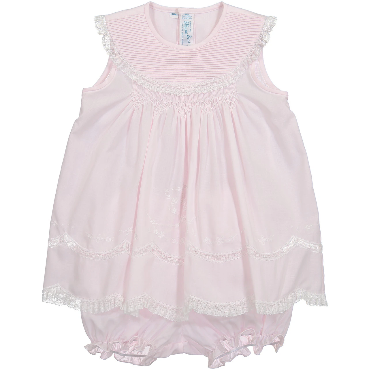 Vintage Sleeveless Pintucked Collar Dress 1 Vintage Sleeveless Pintucked Collar Dress