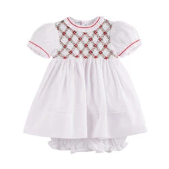 Floral Smocked Holiday Dress -Baby Clothes Sales 87432 17480 272402 84280.1694012995