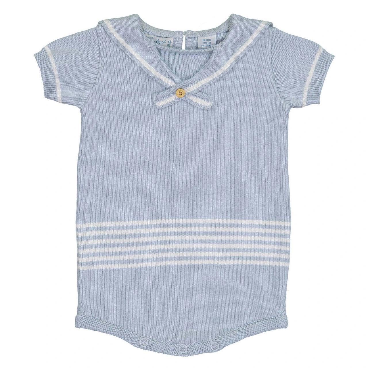 Knit Sailor Romper 1 Knit Sailor Romper