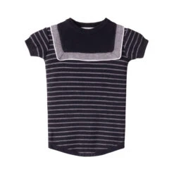 Boys Knit Striped Romper