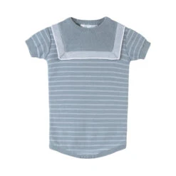 Boys Knit Striped Romper -Baby Clothes Sales 908NB 47711.1648664781