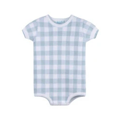 Gingham Knit Romper -Baby Clothes Sales 910 1 01329.1672937753