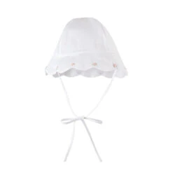 Girls Scalloped Sun Hat -Baby Clothes Sales IMG 8472 61714.1643045154