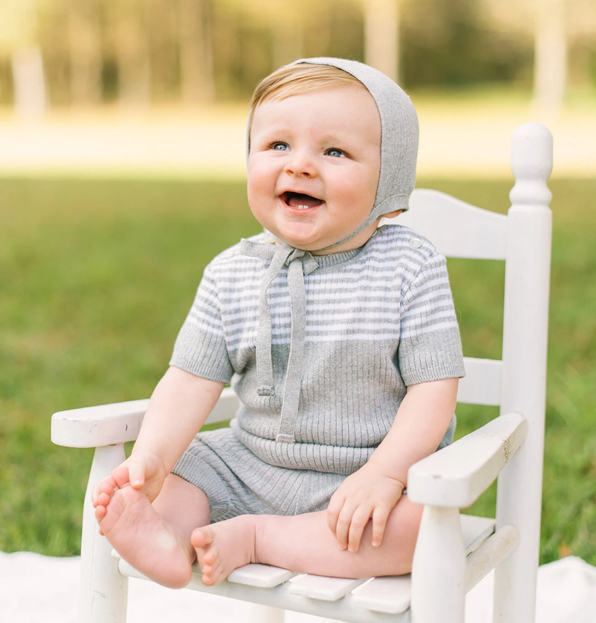 Striped Short Ribbed Set 2 Striped Short Ribbed Set - Image 2