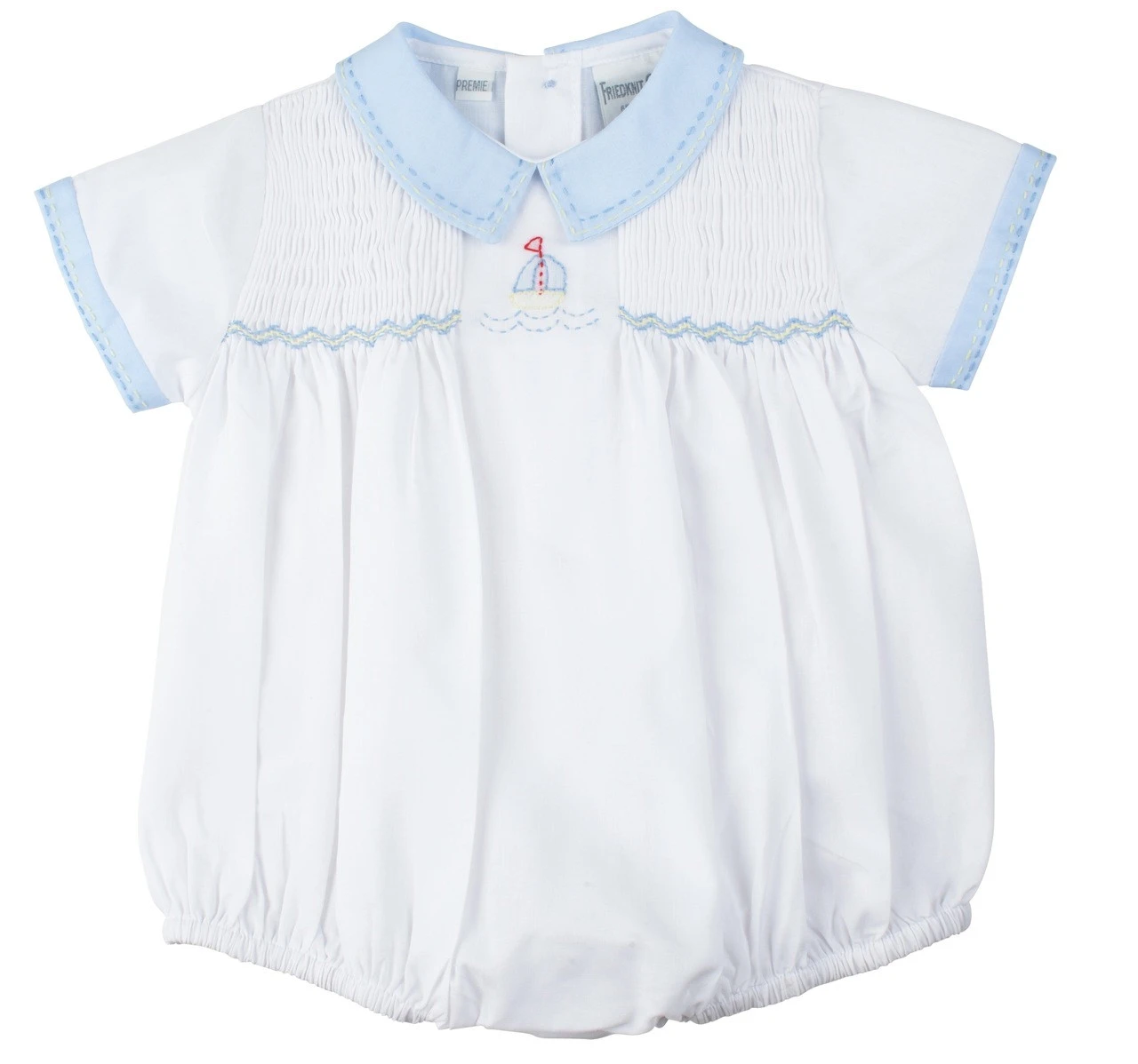 Sailboat Smocked Creeper 1 Sailboat Smocked Creeper