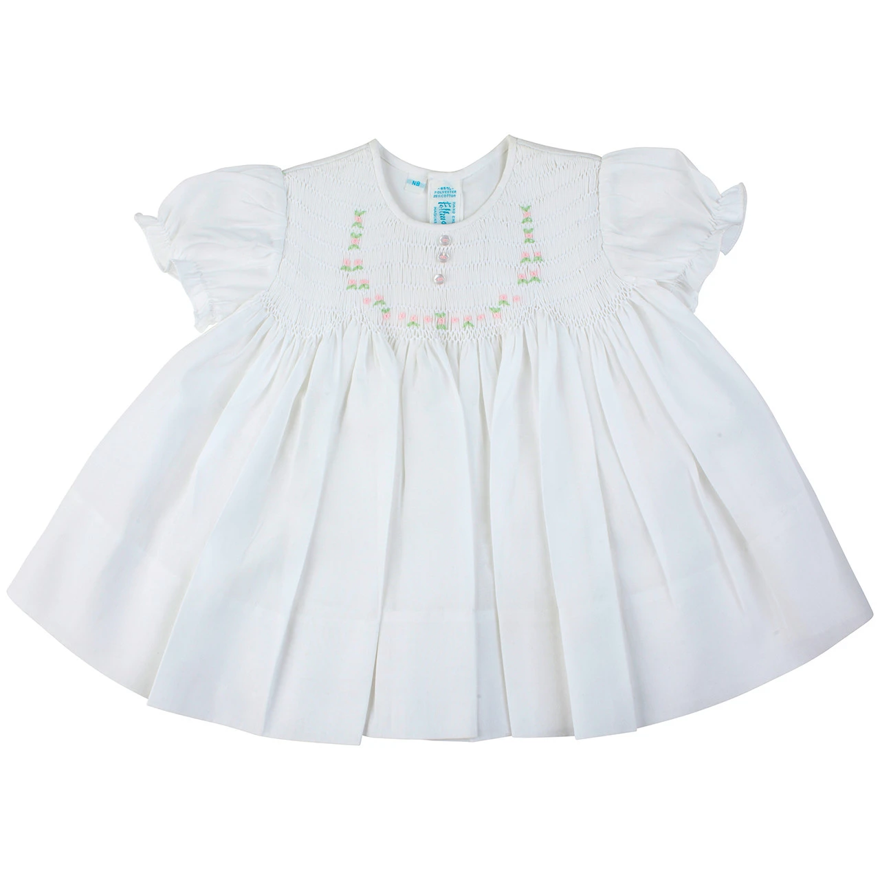 Smocked Rose Dress 1 Smocked Rose Dress