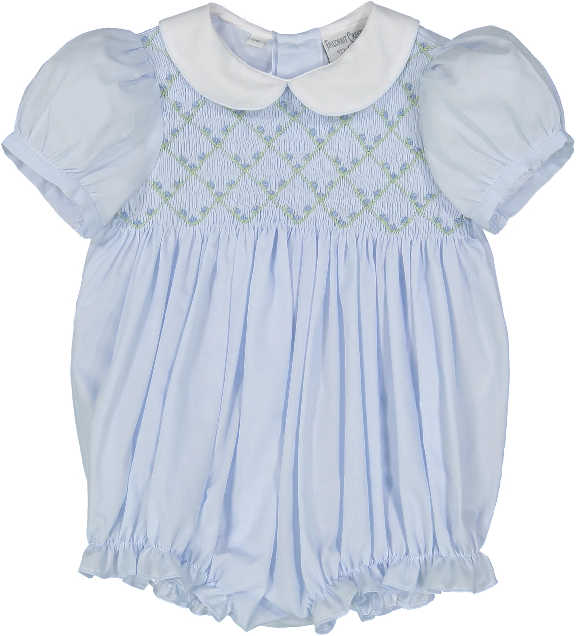 Diamond Smocked Rosebud Bubble 3 Diamond Smocked Rosebud Bubble - Image 3