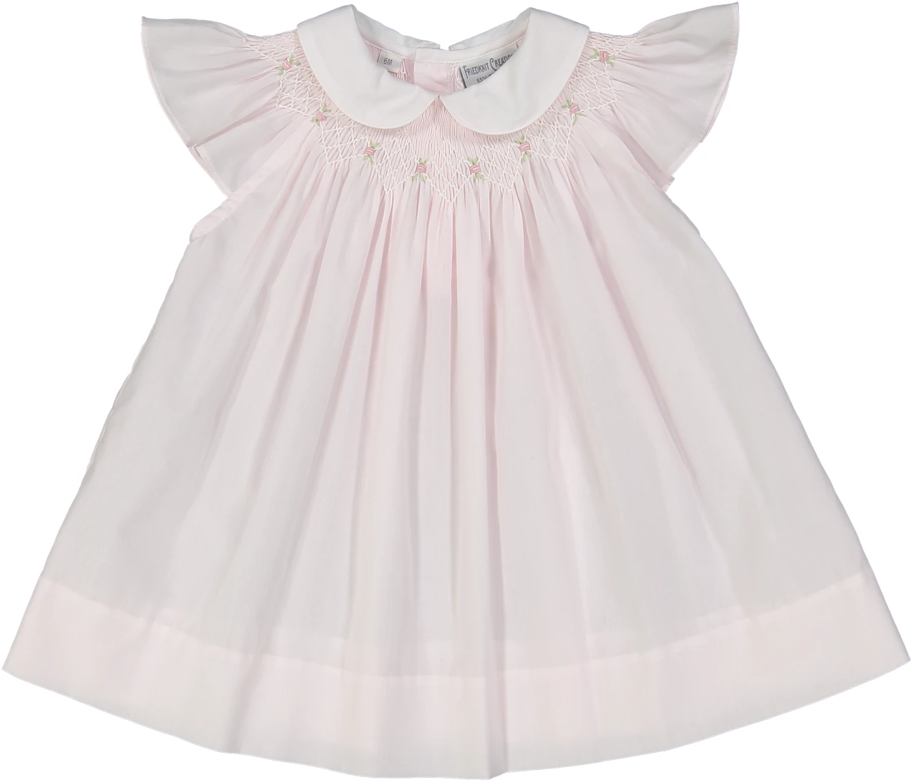 Argyle Smocked Fly Sleeve Dress 4 Argyle Smocked Fly Sleeve Dress - Image 4