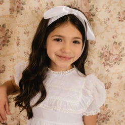 White Voile & Lace Tea Length Wedding Dress -Baby Clothes Sales feltman brothers woven white voile and lace tea length wedding dress 96051.1694195371